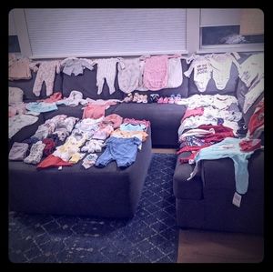 Baby Girls' 0-9 Months Clothing Lot